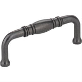 Jeffrey Alexander Z290-3-DACM Durham 3-3/8" Zinc Cabinet Pull Gun Metal