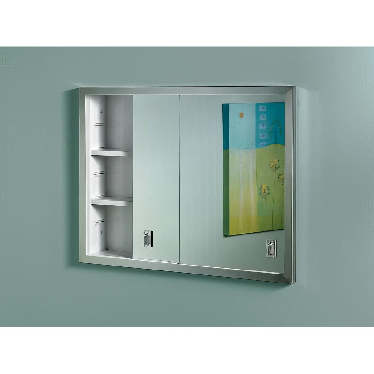 Jensen B703850X Sliding Door Recessed Medicine Cabinet