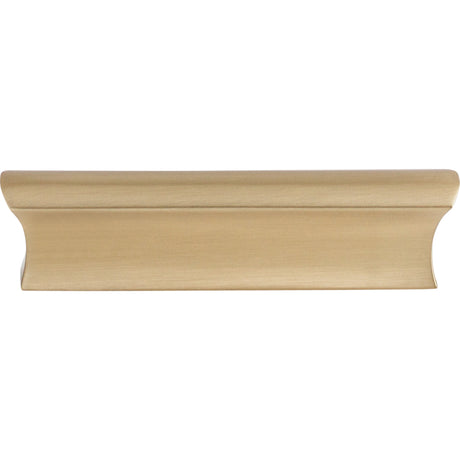 Top Knobs TK553HB Glacier 3" Center to Center Finger Pull Honey Bronze