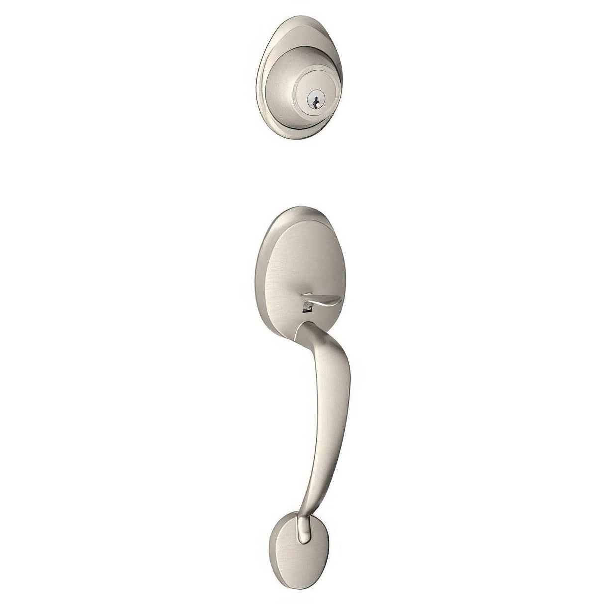Dexter by Schlage JH58BAR619 satin nickel single cylinder handleset