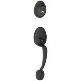 Dexter by Schlage JH58BAR622 matte black single cylinder handleset