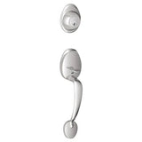 Dexter by Schlage JH58BAR625 polished chrome single cylinder handleset