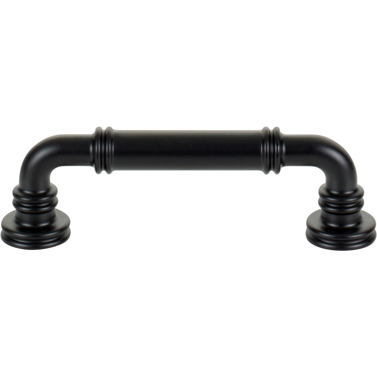 Top Knobs TK3141BLK Cranford 3 3/4" Center to Center Bar Pull Flat Black