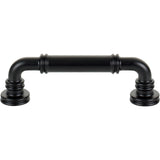 Top Knobs TK3141BLK Cranford 3 3/4" Center to Center Bar Pull Flat Black