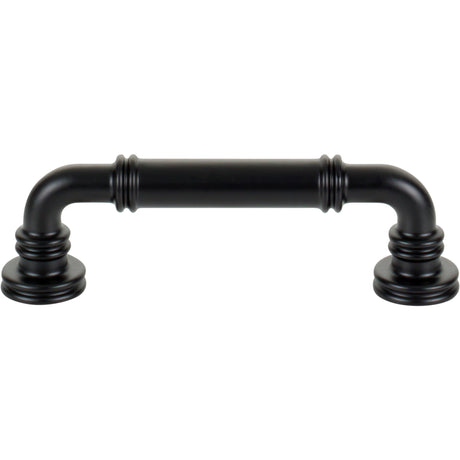 Top Knobs TK3141BLK Cranford 3 3/4" Center to Center Bar Pull Flat Black