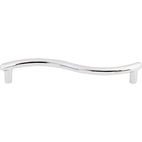 Top Knobs M507 Spiral 5 1/16" Center to Center Bar Pull Polished Chrome