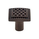 Top Knobs TK174PAR Trevi 1 1/4" Length Square Knob Patina Rouge