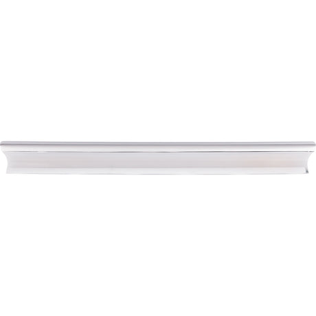 Top Knobs TK556PC Glacier 8" Center to Center Finger Pull Polished Chrome