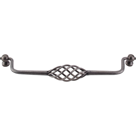 Top Knobs M664 Twisted Wire 8 13/16" Center to Center Drop Handle Pewter