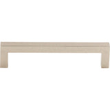 Top Knobs M1284 Square Bar 5 1/16" Center to Center Bar Pull Polished Nickel