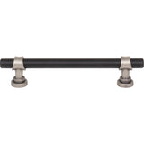 Top Knobs M2718 Bit 5 1/16" Center to Center Bar Pull Flat Black and Pewter Antique