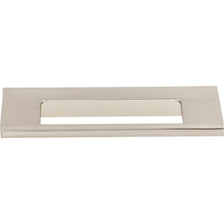 Top Knobs TK520BSN Europa Cut Out 3 3/4" Center to Center Finger Pull Brushed Satin Nickel