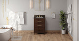 Jeffrey Alexander Katara 24" Dark Walnut Single Sink Bathroom Vanity with Blue Limestone Top - 8 in. Widespread Faucet Top product image 6
