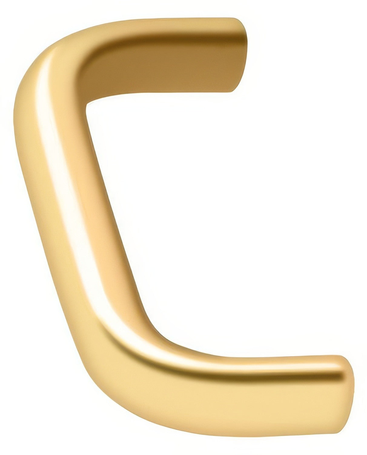 Deltana K136CR003 lifetime polished brass cabinet pull