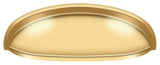 Deltana K407CR003 lifetime polished brass cabinet pull