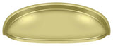 Deltana K407U3 polished brass cabinet pull