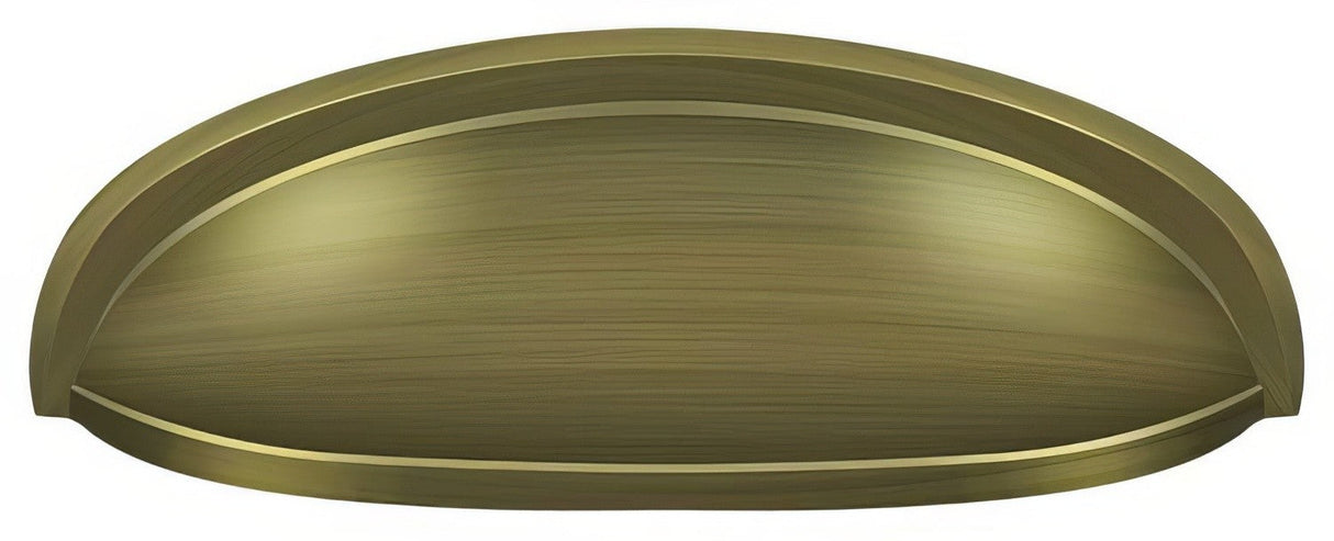 Deltana K407U5 antique brass cabinet pull