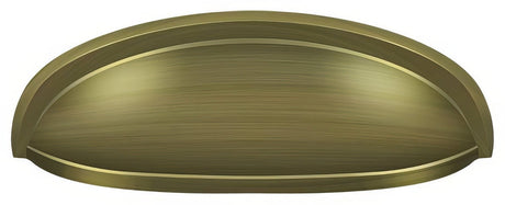 Deltana K407U5 antique brass cabinet pull