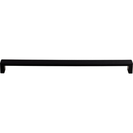 Top Knobs TK253BLK Modern Metro 12" Center to Center Bar Pull Flat Black
