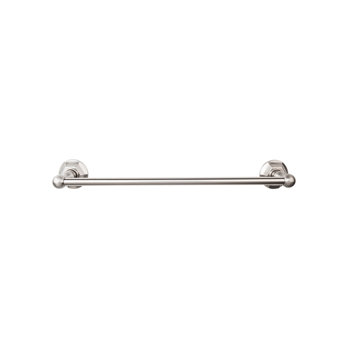 Top Knobs ED8BSNB TOP BATH (R) Edwardian Bath Single 26 1/2" Wall Mounted Towel Bar Brushed Satin Nickel
