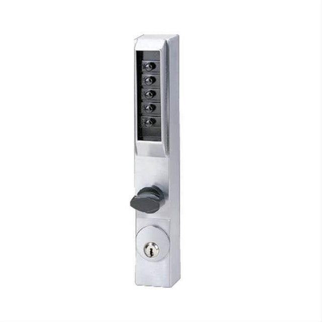 Kaba Simplex 300126D Pushbutton Lock Entry Passage Lockout Key Override Satin Chrome