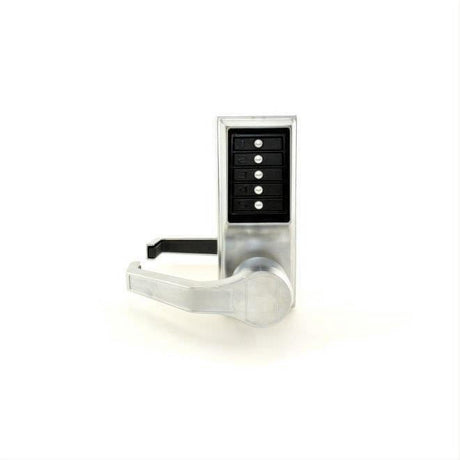 Kaba Simplex LL103126D Left Hand Pushbutton Lever Lock Satin Chrome