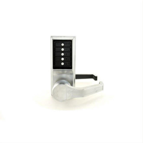 Kaba Simplex LR103126D RH Pushbutton Lever Lock Combination Passage Satin Chrome