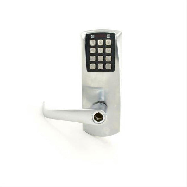 Kaba Simplex P2031XSLL626 Powerplex Self Powering Pushbutton Cylindrical Lock Satin Chrome