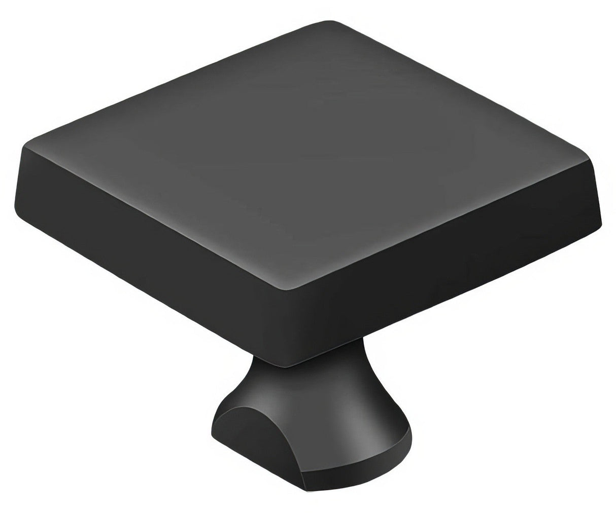 Deltana KBSU10B oil rubbed bronze square knob for hd security bolt