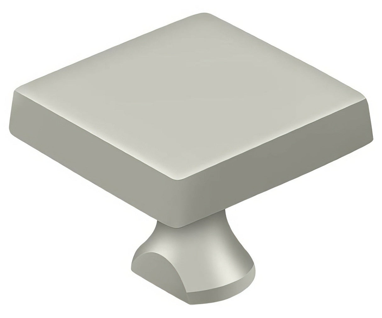 Deltana KBSU15 brushed nickel square knob for hd security bolt