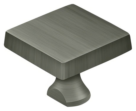 Deltana KBSU15A antique nickel square knob for hd security bolt