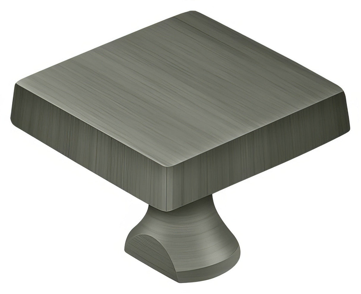 Deltana KBSU15A antique nickel square knob for hd security bolt