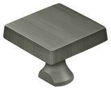 Deltana KBSU15A antique nickel square knob for hd security bolt