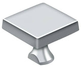 Deltana KBSU26 polished chrome square knob for hd security bolt