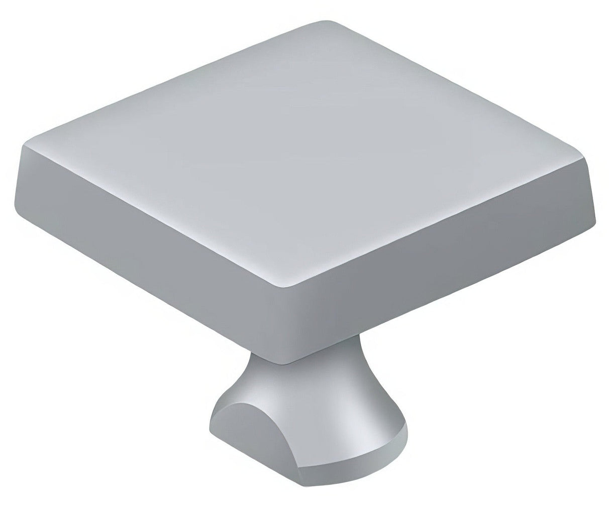 Deltana KBSU26D brushed chrome square knob for hd security bolt
