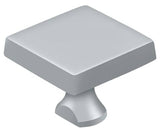 Deltana KBSU26D brushed chrome square knob for hd security bolt