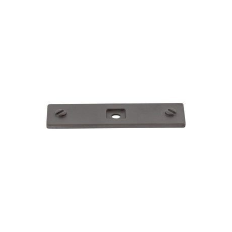 Top Knobs TK741SAB Channing Knob Backplate Sable