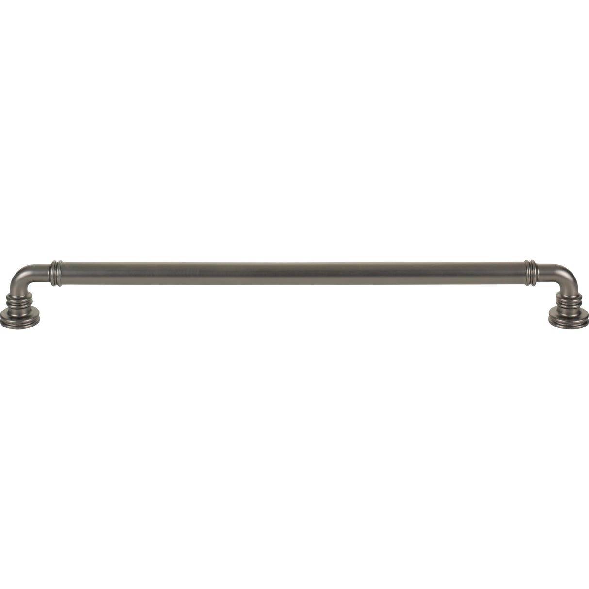 Top Knobs TK3146AG Cranford 12" Center to Center Bar Pull Ash Gray