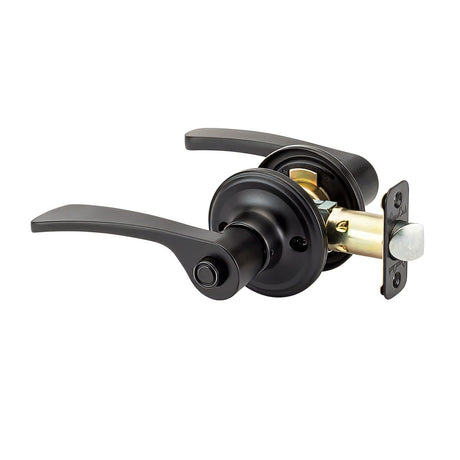 Copper Creek KL2231BC black privacy door lever