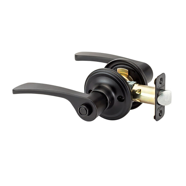 Copper Creek KL2231BC black privacy door lever