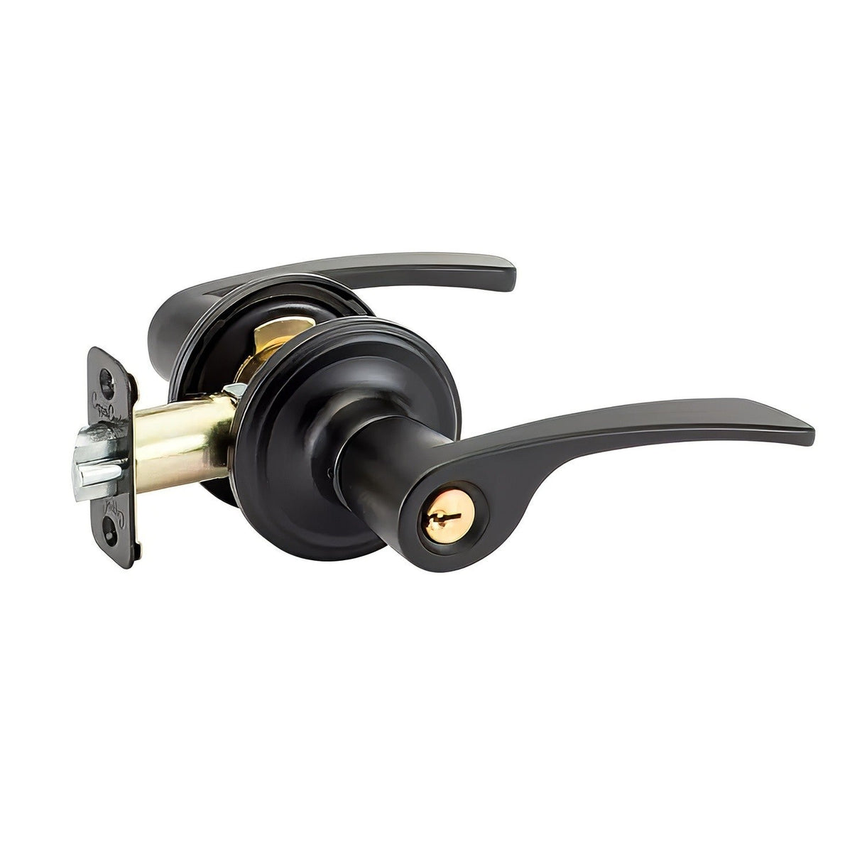 Copper Creek KL2240BC black keyed entry door lever