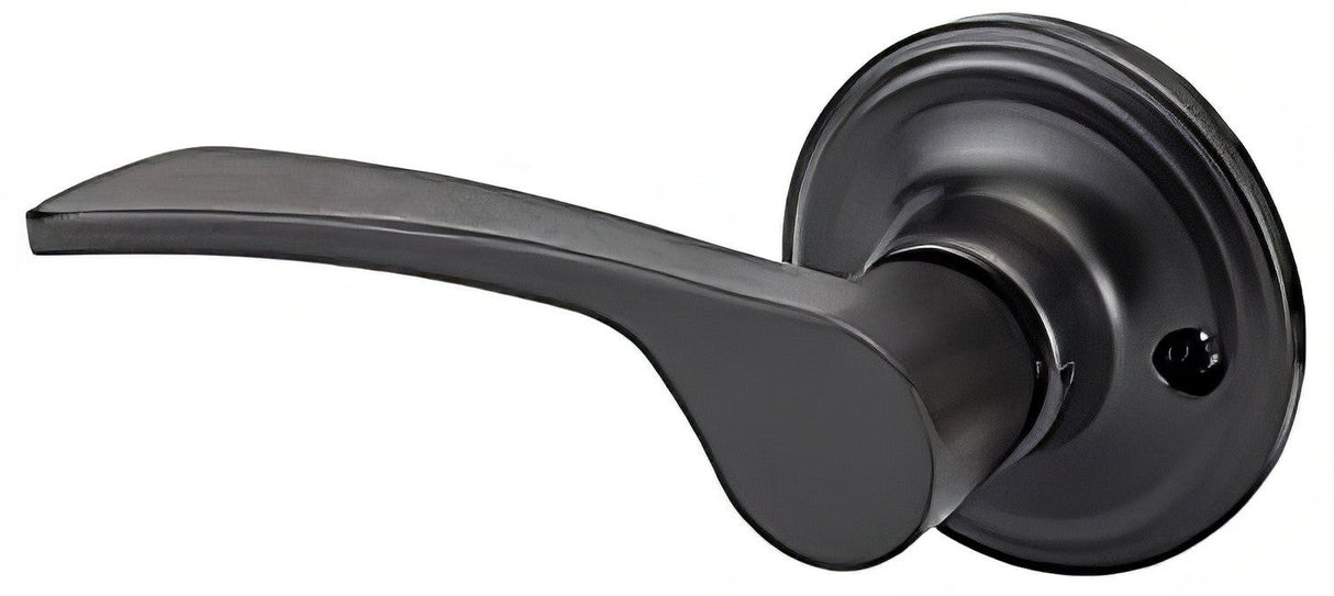 Copper Creek KL2290LHBC black single dummy door lever