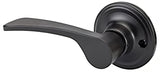 Copper Creek KL2290LHBC black single dummy door lever