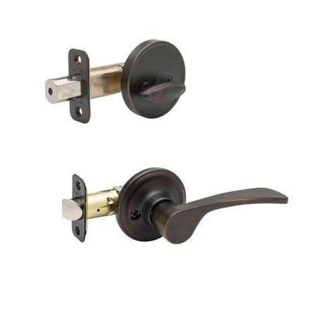Copper Creek KL2810LHTB tuscan bronze single cylinder handleset