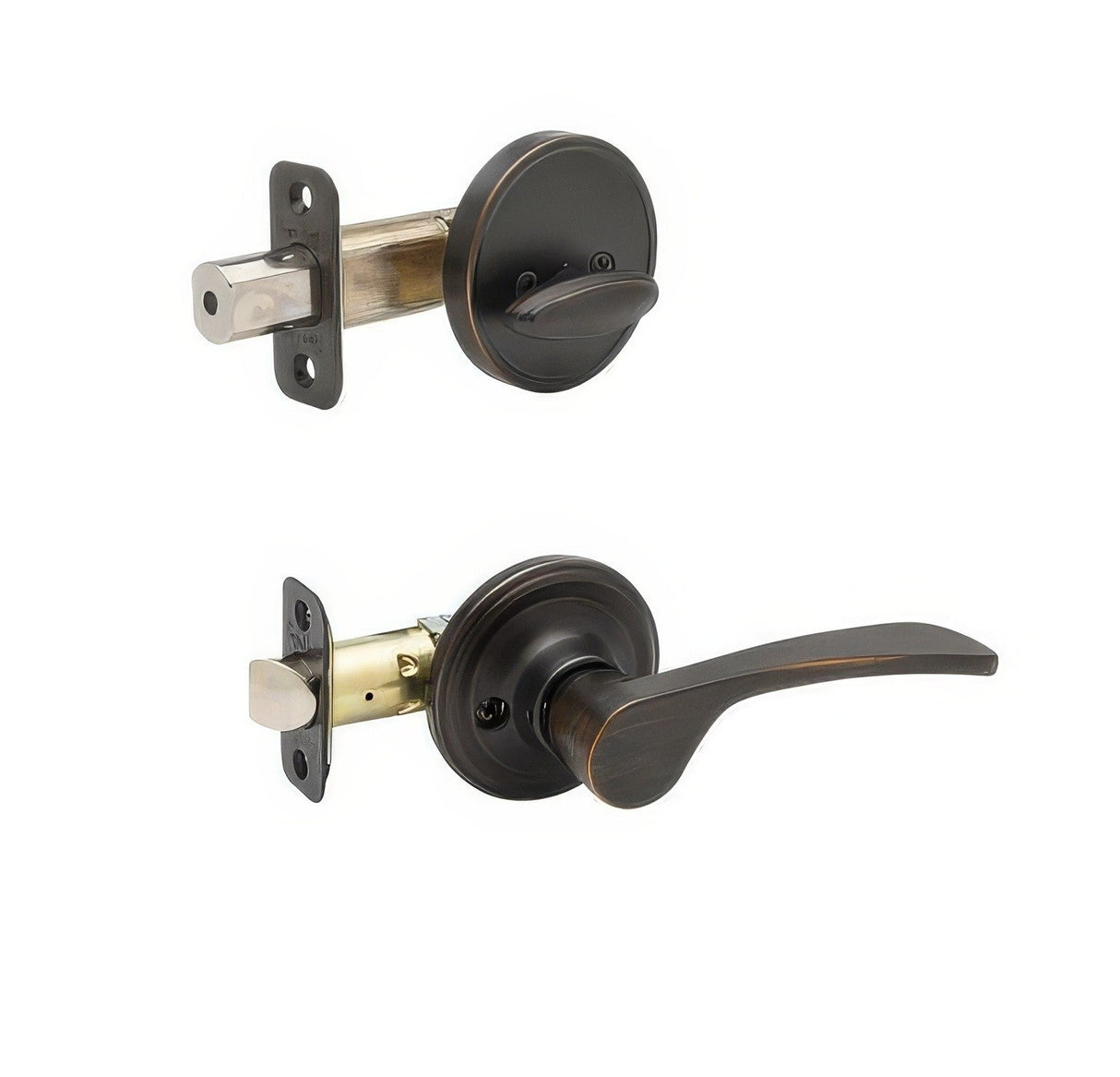 Copper Creek KL2890LHTB tuscan bronze single cylinder handleset