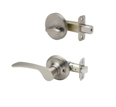 Copper Creek KL2890RHSS satin stainless single cylinder handleset