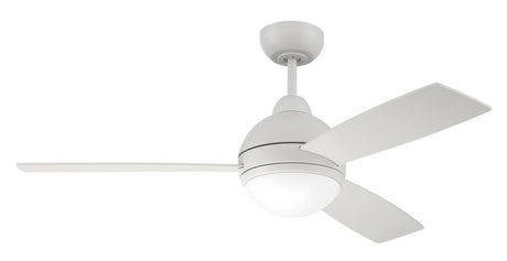 Craftmade KNE48W3 white ceiling fan blades included
