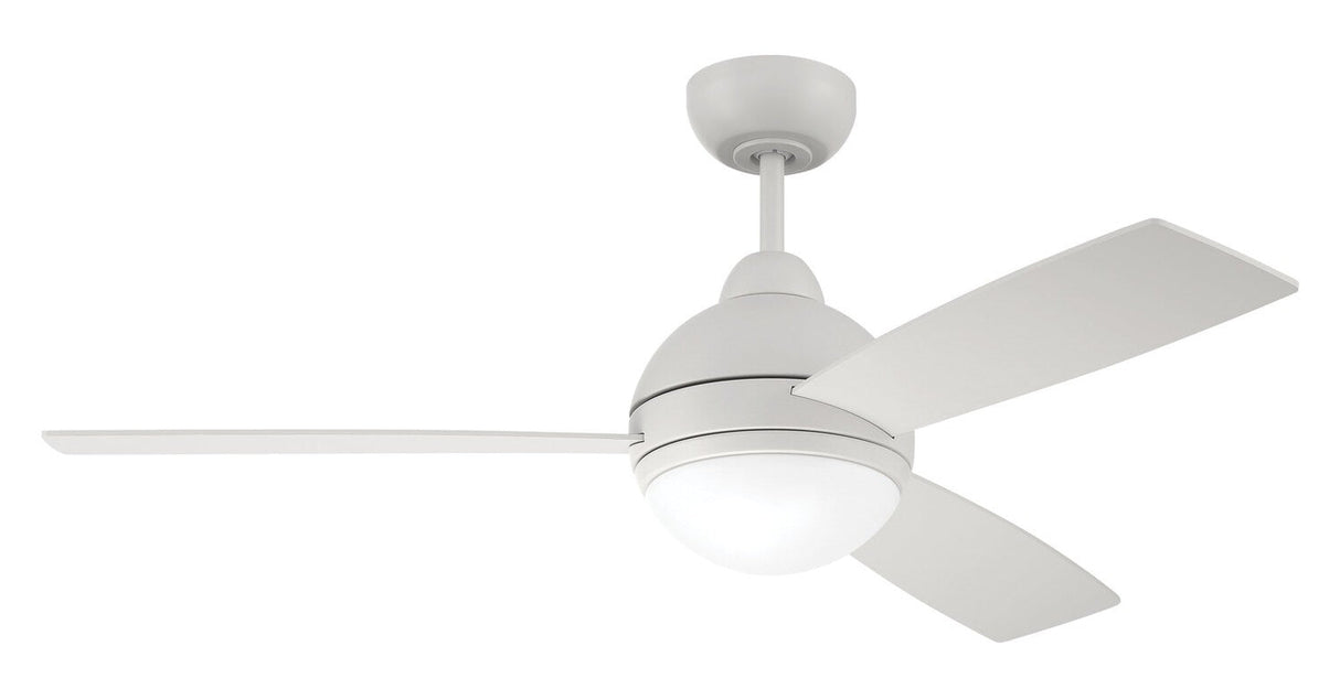 Craftmade KNE48W3 white ceiling fan blades included