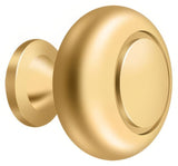 Deltana KR119CR003 lifetime polished brass cabinet knob