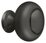 Deltana KR119U10B oil rubbed bronze cabinet knob
